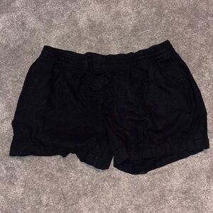 Old Navy Women's Black Linen Shorts